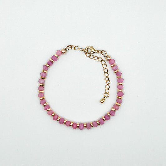 Pink Agate Bracelet